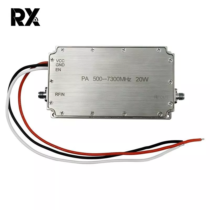 20W 500-7300MHz Ultrawideband effektforstærker